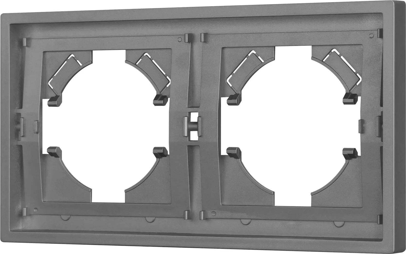 Рамка для выключателей и розеток Arlight FRM-TENDO-PL-2-GR / 053841