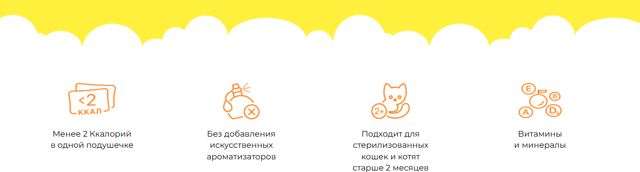 Лакомство для кошек Dreamies Mix с курицей и кошачьей мятой (140г) — фото 3
