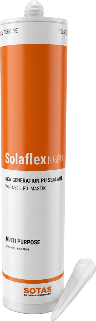 Клей-герметик Sotas Solaflex NGPU Полиуретановый для швов, кузовов и гранита (черный, 280мл)