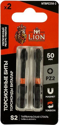 Набор бит M-Lion MTBPZ250-2 (2шт)