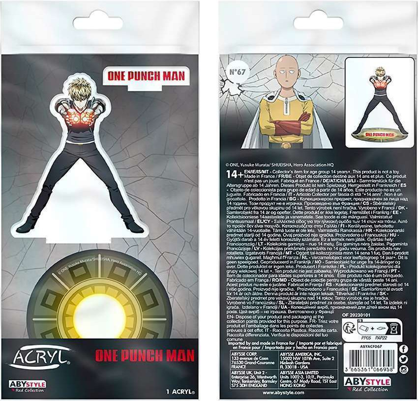 Фигурка коллекционная ABYstyle One Punch Man. Acryl Genos x2 / ABY729 — фото 2