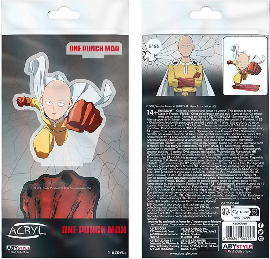 Фигурка коллекционная ABYstyle One Punch Man. Acryl Saitama x2 / ABY728 — фото 2