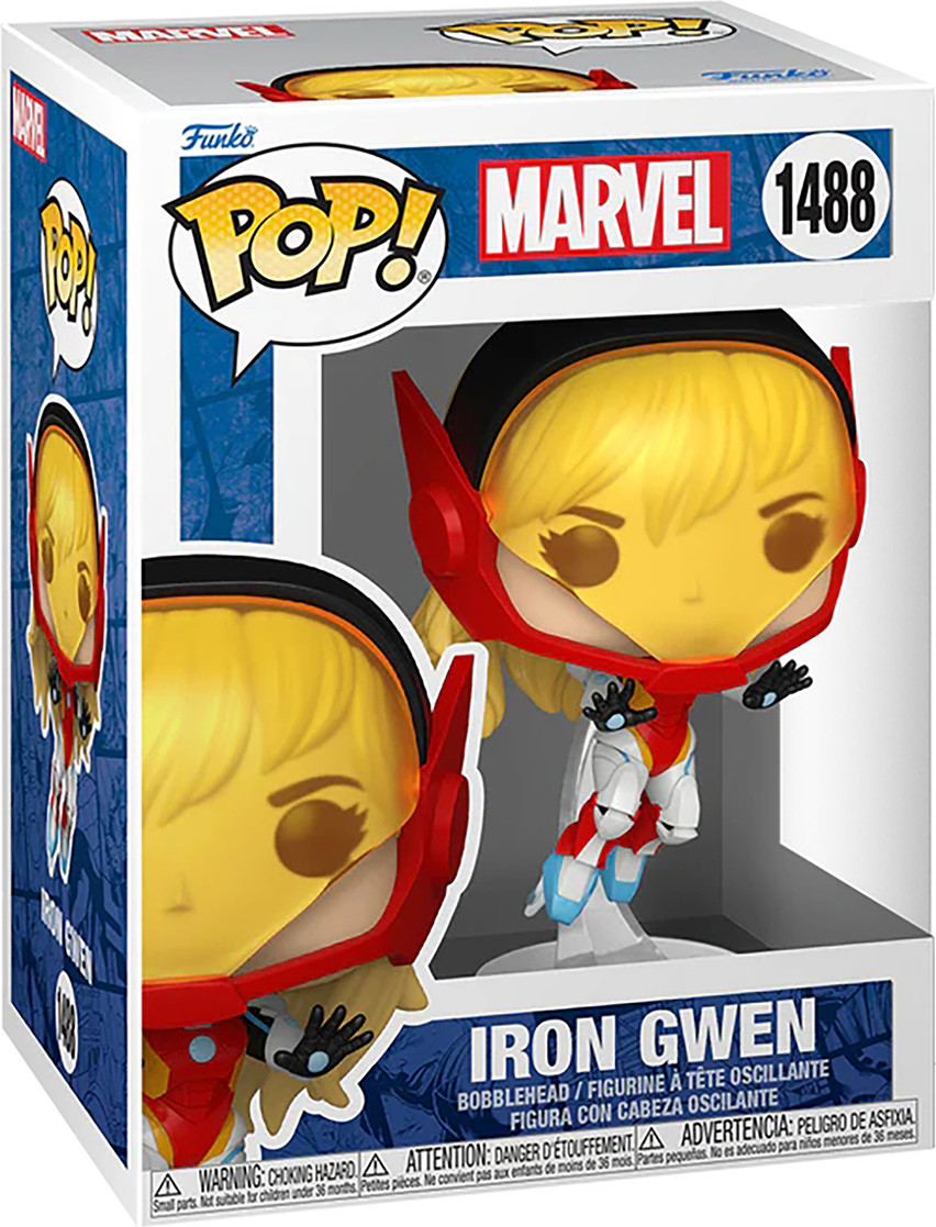 Фигурка коллекционная Funko POP! Marvel Bobble. Spider-Gwen Gwenverse. Iron Gwen / Fun83726 — фото 2