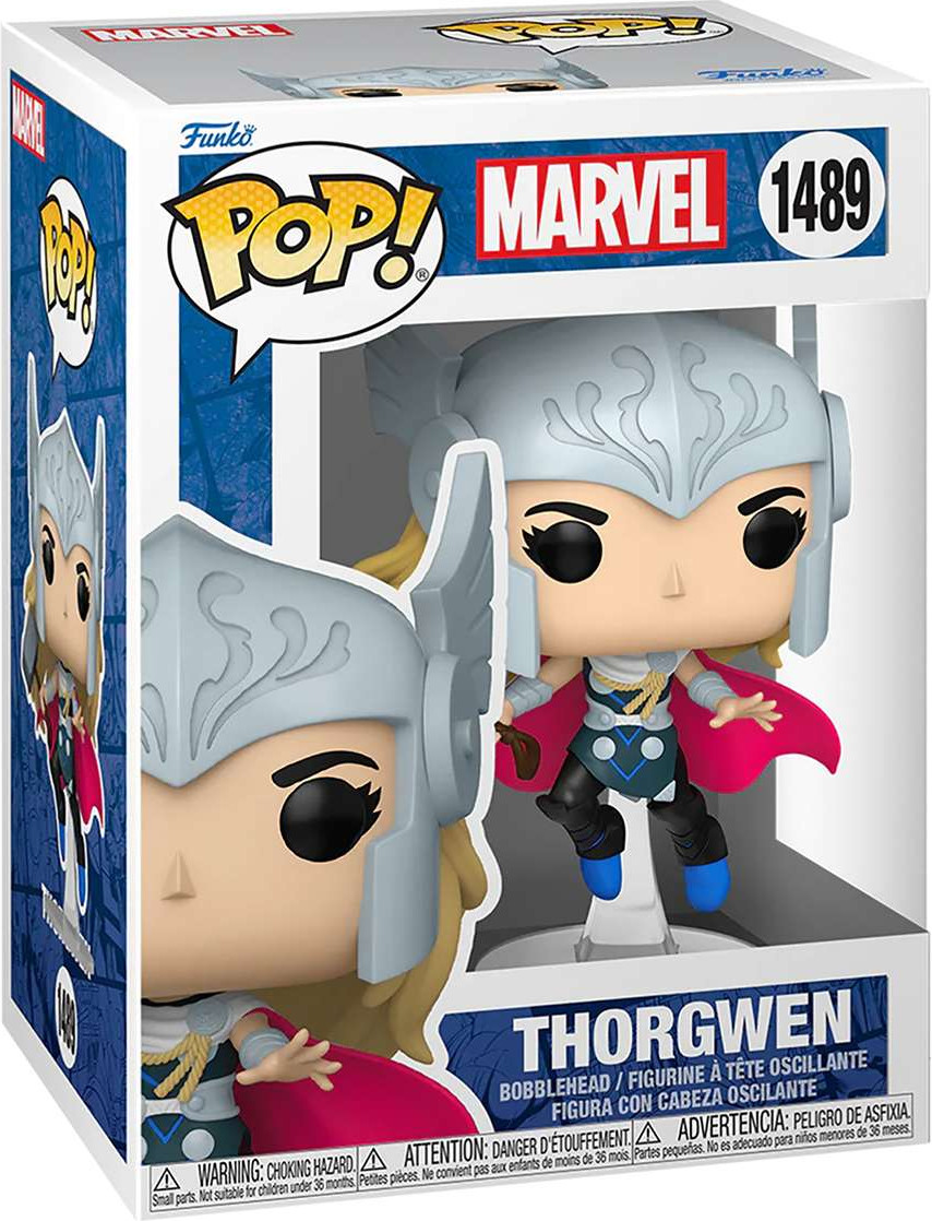 Фигурка коллекционная Funko POP! Marvel Bobble. Spider-Gwen Gwenverse. Thorgwen / Fun83727 — фото 2