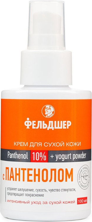 Крем для тела Фельдшер с Пантенолом 10% (100мл)