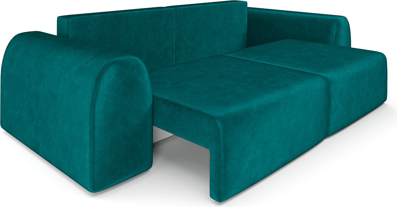 Диван Mebel-Ars Флип (бархат сине-зеленый Star Velvet 43 Black Green) — фото 4