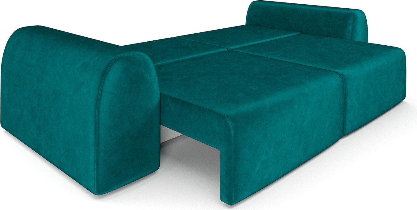 Диван Mebel-Ars Флип (бархат сине-зеленый Star Velvet 43 Black Green) — фото 5