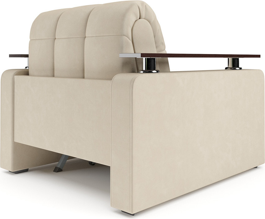 Кресло-кровать Mebel-Ars Бакли (бархат бежевый Star Velvet 6 Light Beige) — фото 4