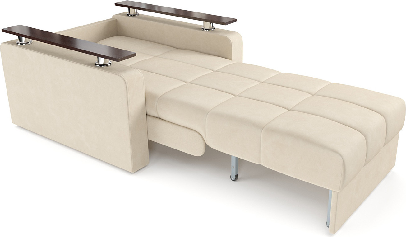 Кресло-кровать Mebel-Ars Бакли (бархат бежевый Star Velvet 6 Light Beige) — фото 6
