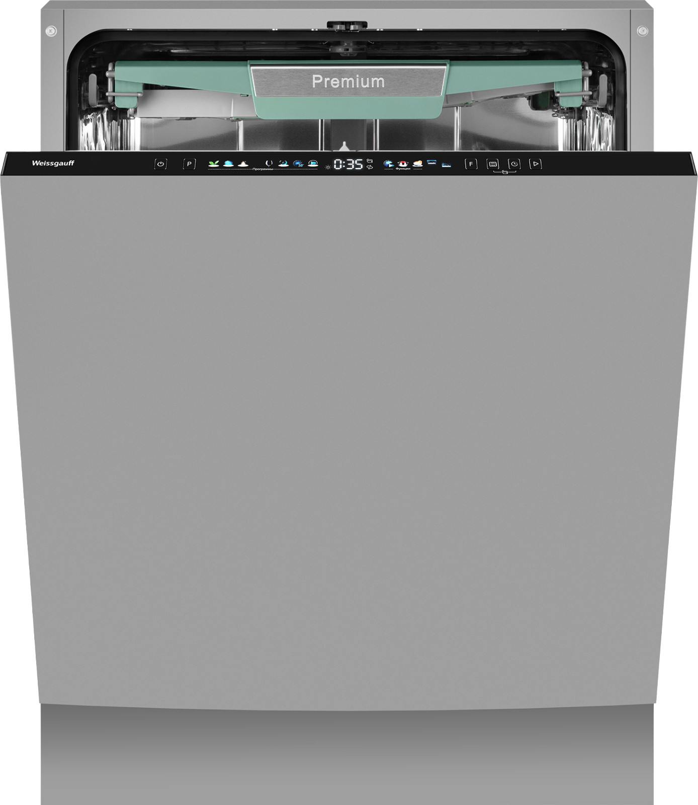 Посудомоечная машина Weissgauff BDW 6140 Ultra Real Autoopen Infolight
