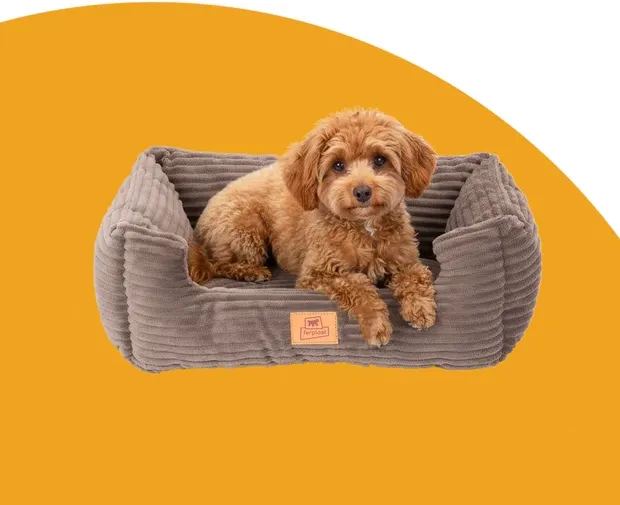 Лежанка для животных Ferplast Sweetie Corduroy 70 / 83887021 (коричневый) — фото 6