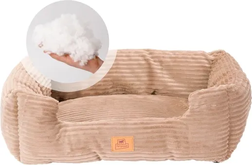 Лежанка для животных Ferplast Sweetie Corduroy 70 / 83887026 (бежевый) — фото 3