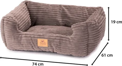 Лежанка для животных Ferplast Sweetie Corduroy 70 / 83887026 (бежевый) — фото 4