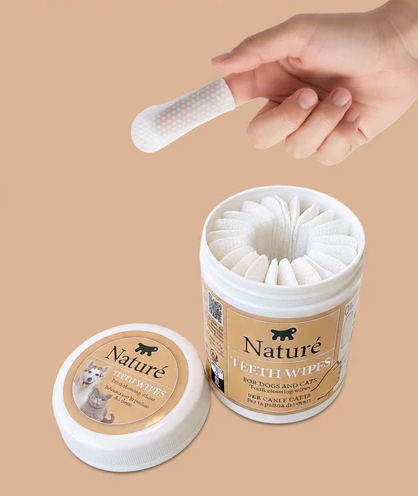 Влажные салфетки для ухода за животными Ferplast Nature для чистки зубов / 85344011 (50шт) — фото 2