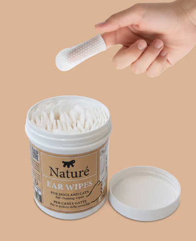 Влажные салфетки для ухода за животными Ferplast Nature для чистки ушей / 85344411 (50шт) — фото 2