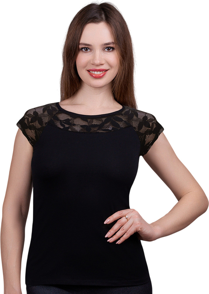 Футболка Verally 335-3 (р.170,176-88-94, черный)