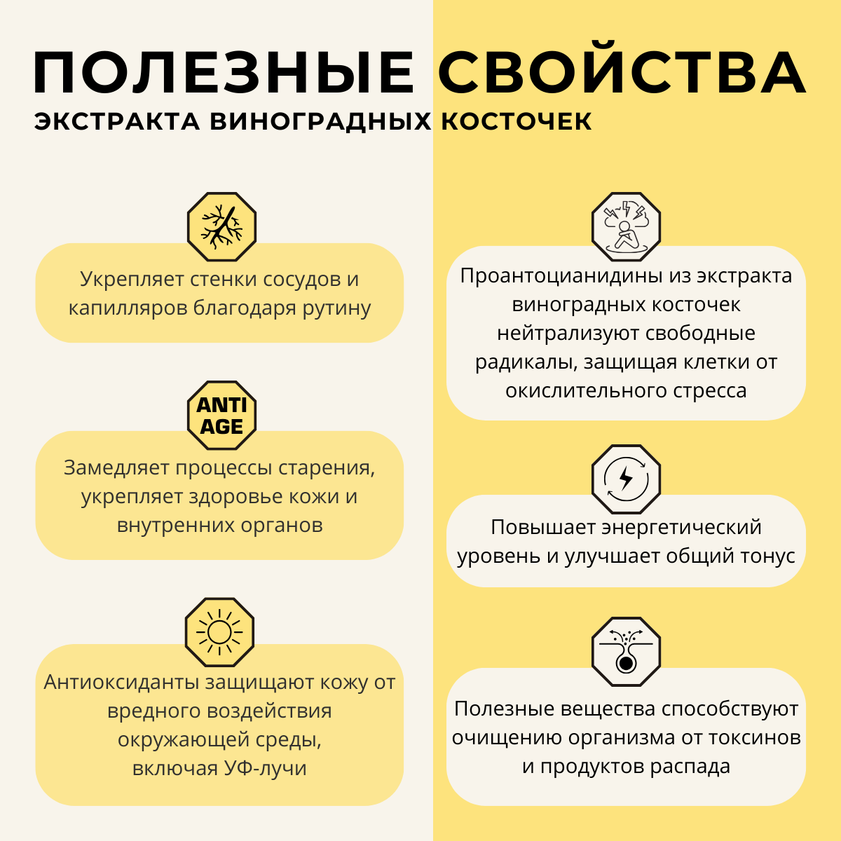 Пищевая добавка Binasport Экстракт виноградных косточек форте (60 капсул) — фото 5