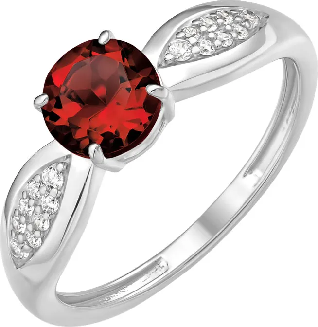 Кольцо из серебра 7 КАРАТ П1227-088СГ (р.19, с фианитами)