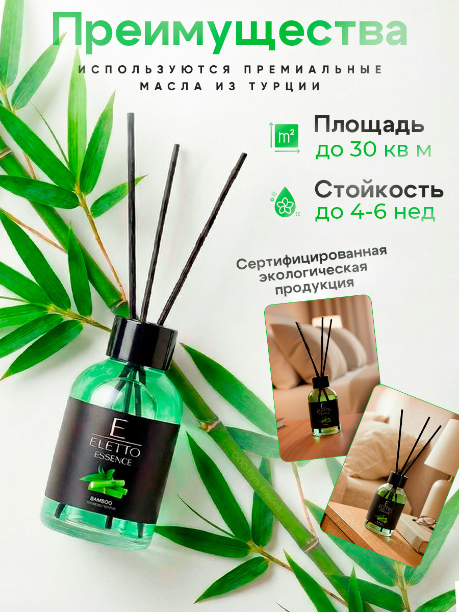 Аромадиффузор Eletto Bamboo (55мл) — фото 3