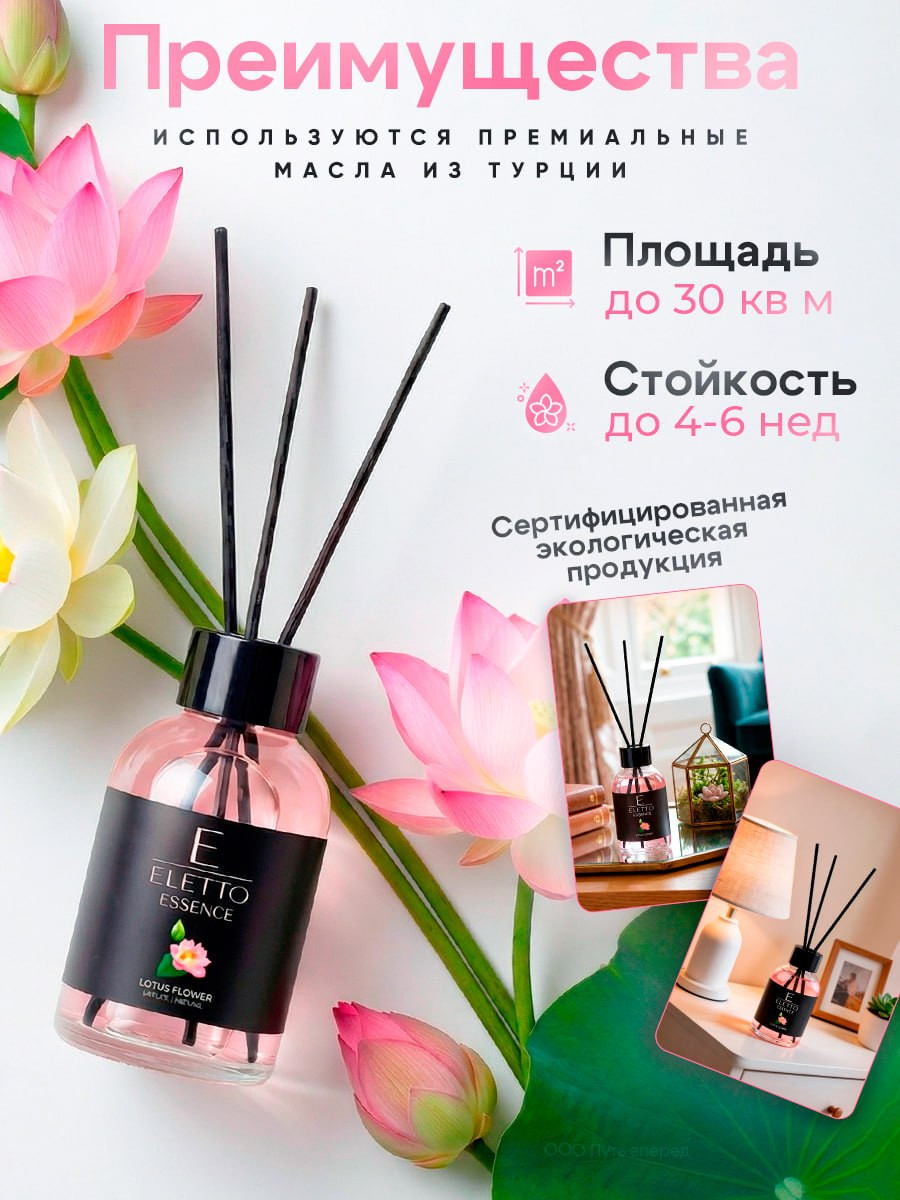 Аромадиффузор Eletto Lotus Flower (55мл) — фото 3