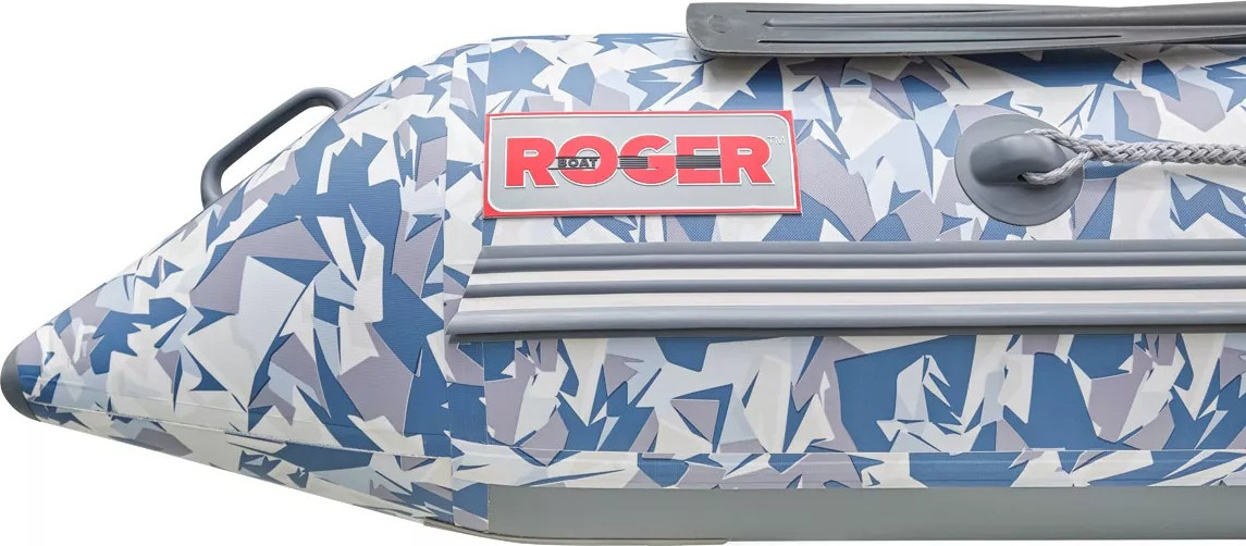 Надувная лодка Roger Boat Hunter keel 3000 (малокилевая, битое стекло/серый комби) — фото 5
