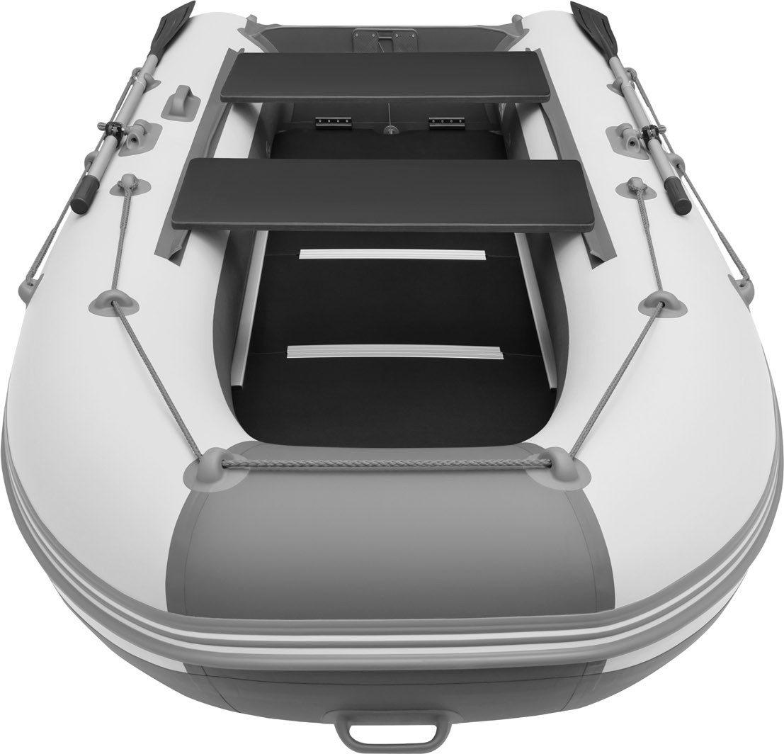 Надувная лодка Roger Boat Hunter keel 3200 (малокилевая, белый-графит комби) — фото 5