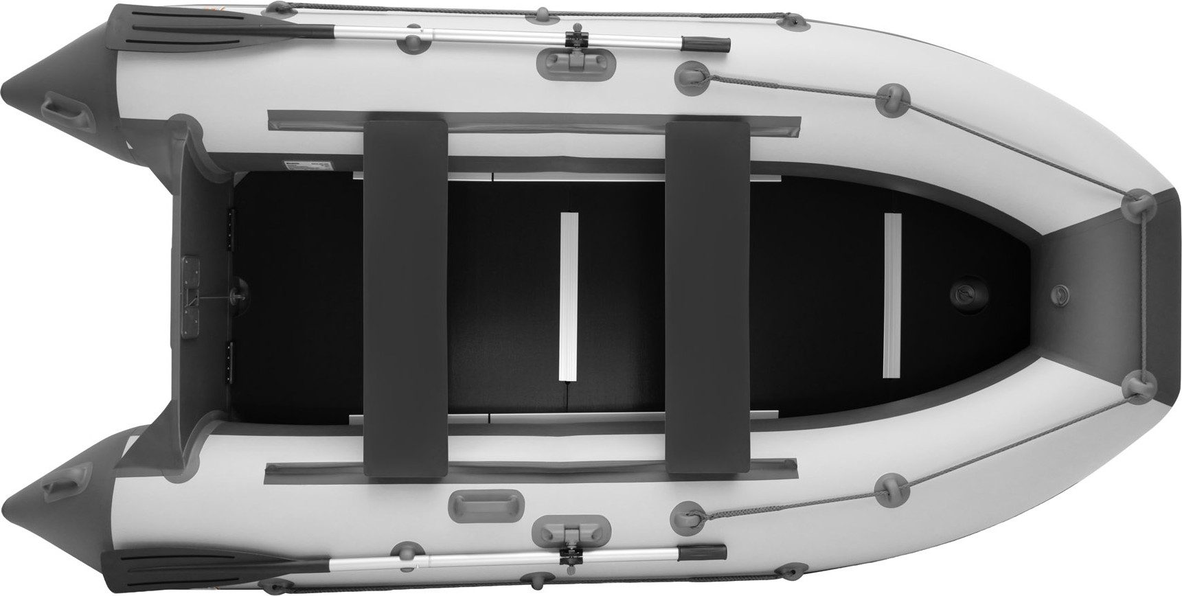 Надувная лодка Roger Boat Hunter keel 3200 (малокилевая, белый-графит комби) — фото 2