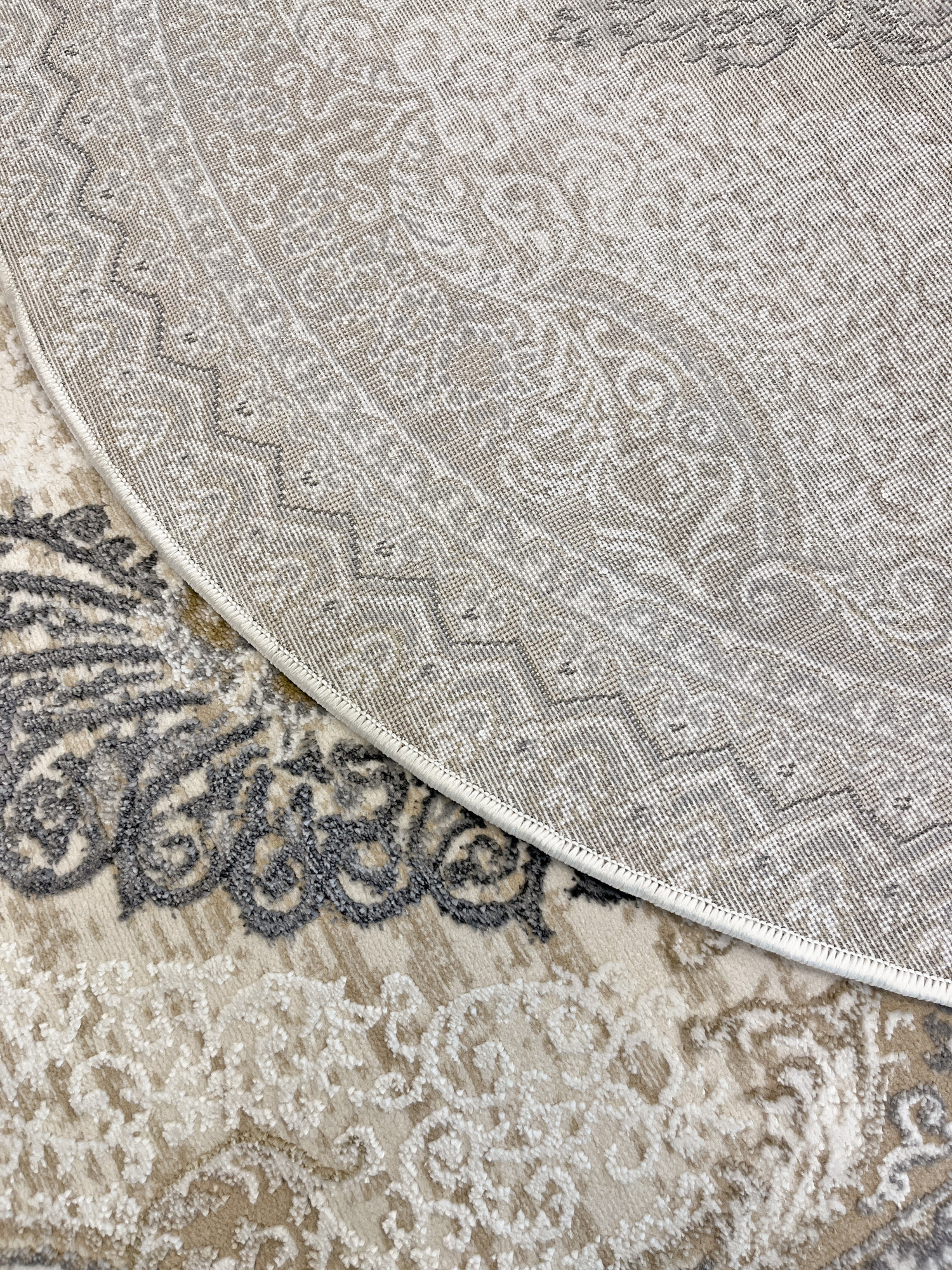 Ковер Kartal Afina TP42N-SHRNIK-CREAM-OVAL (1.6x2.3) — фото 2