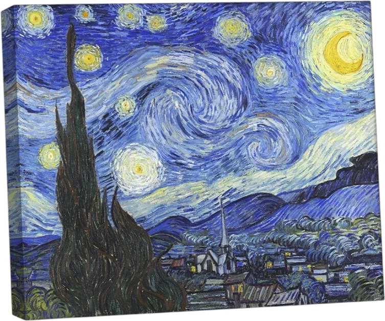 Картина Citydecor Звездная ночь. Винсент ван Гог / 2.205 (60x70)