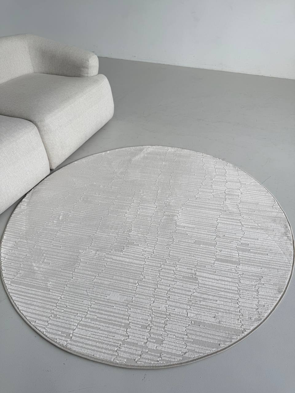 Ковер LAXMI Comfort 480 круг (2x2, Cream/Cream) — фото 2