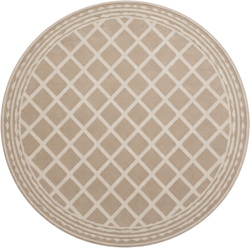 Ковер LAXMI Comfort 847 круг (2x2, Beige/Beige)