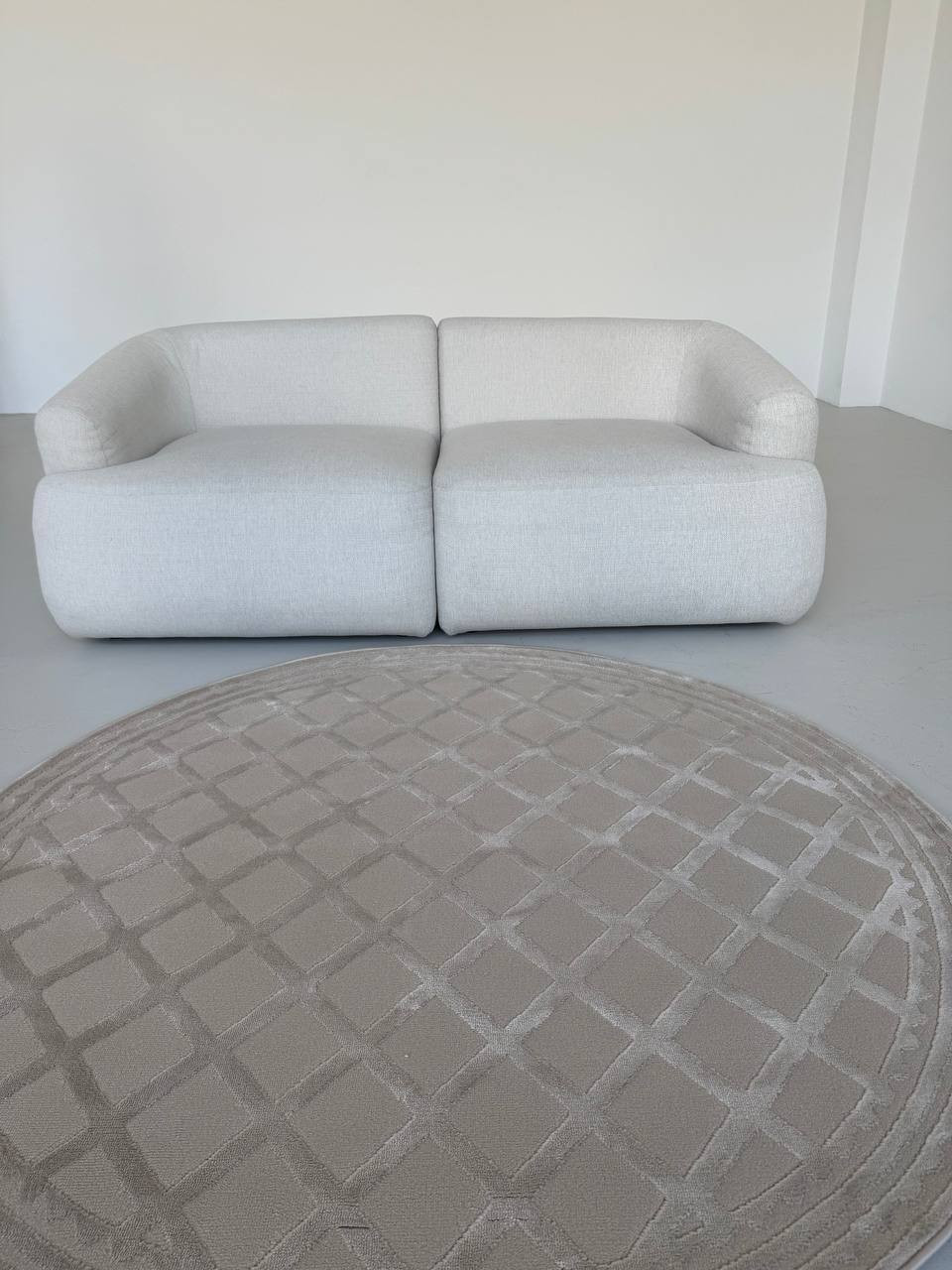 Ковер LAXMI Comfort 847 круг (2x2, Beige/Beige) — фото 3