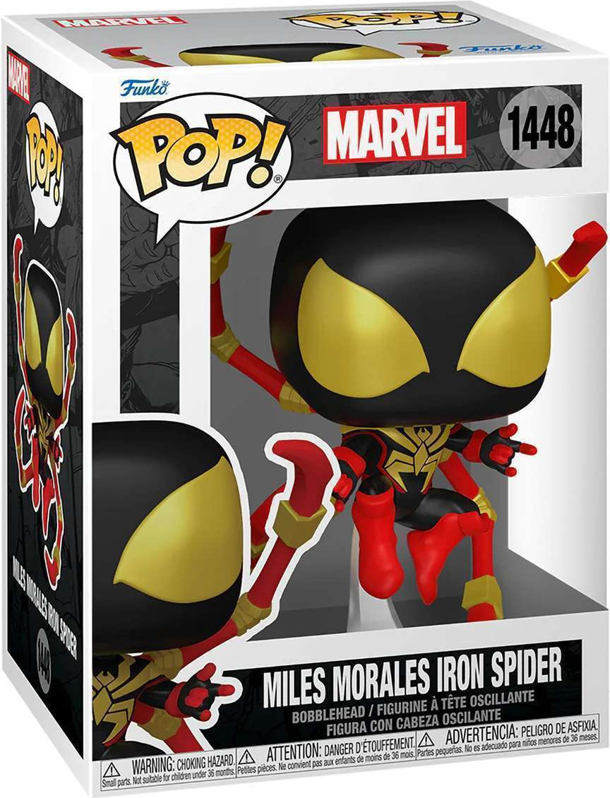 Фигурка коллекционная Funko POP! Marvel Comics Miles Morales Iron Spider w/Chase / Fun83753 — фото 2