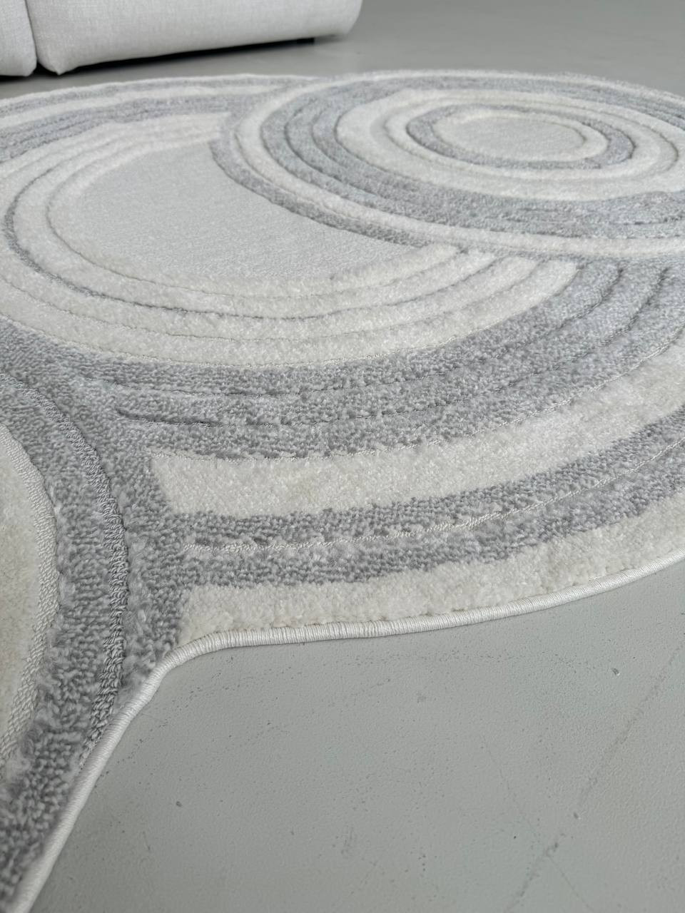 Ковер LAXMI New Quincey 2292 фигурная (2x3, Cream/Grey) — фото 6