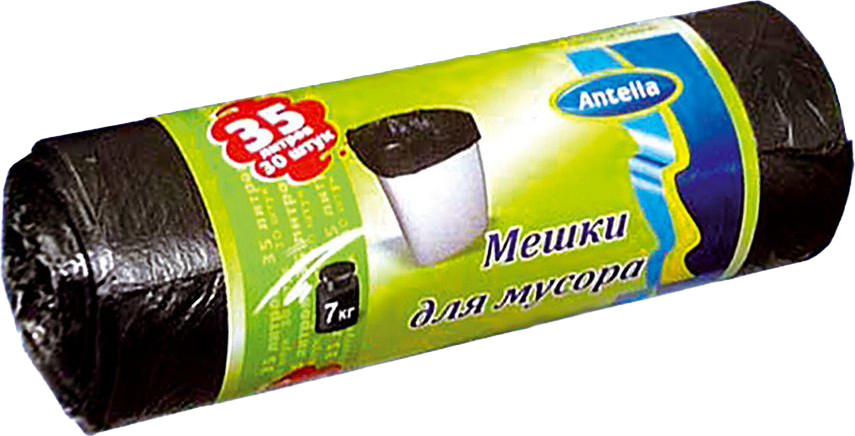 Пакеты для мусора Антелла 35л 6мкм (30шт)