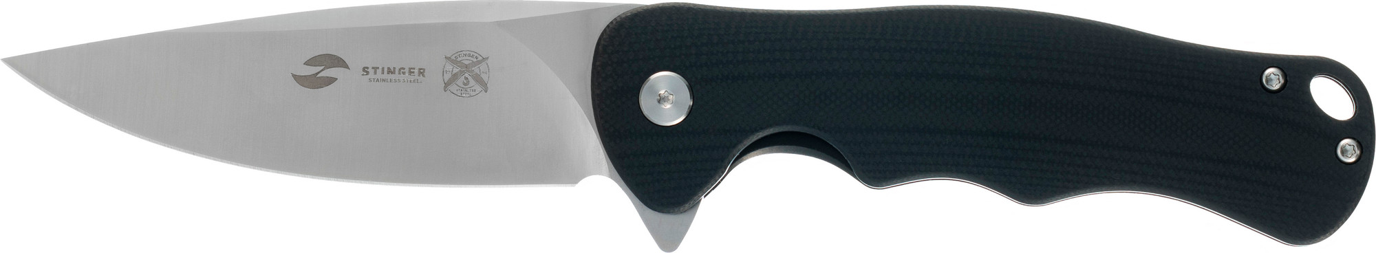 Нож складной STINGER FK-KL271-BLK