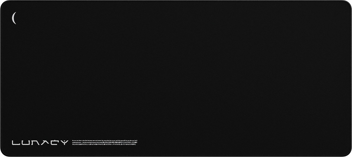 Коврик для мыши Lunacy ALT Clear Black XL / CMBXL (черный)