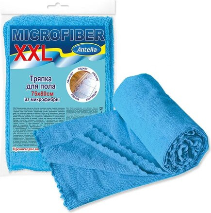 Салфетка хозяйственная Антелла микрофибра для пола 75x80см / 27550 (голубой)