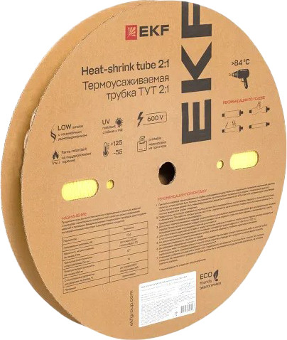 Трубка термоусаживаемая EKF PROxima tut-25-y — фото 3