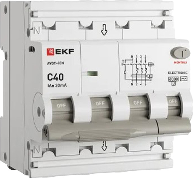 Дифференциальный автомат EKF D63N46E40C30