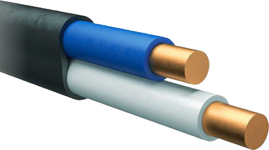 Кабель силовой Автопровод ВВГ-П 2x1.5-0.66 (20м, черный)
