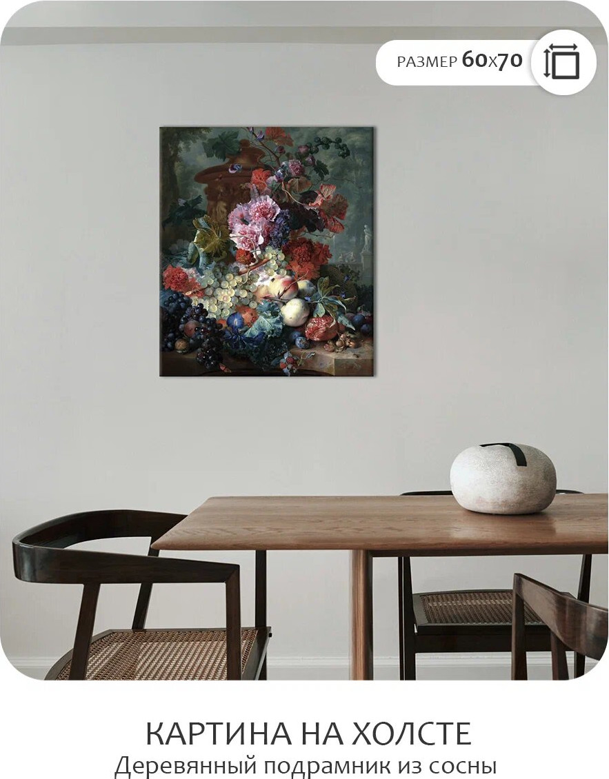 Картина Citydecor Фрукты и цветы. Ян ван Хейсум / 2.248 (60x70) — фото 2