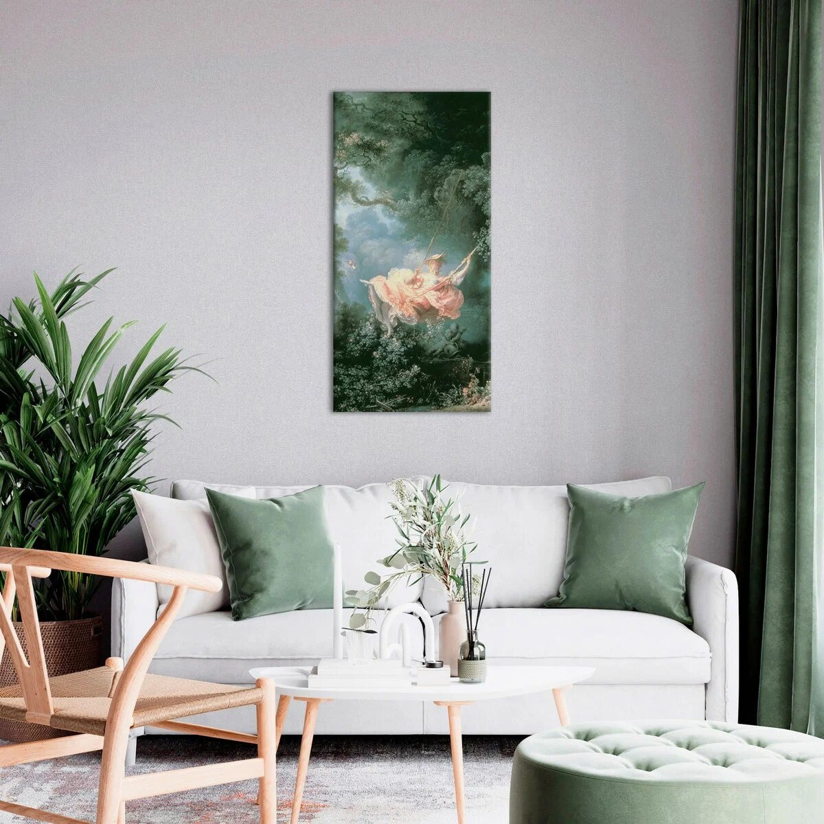 Картина Citydecor Качели. Жан Оноре Фрагонар / 9.41 (37x75) — фото 2