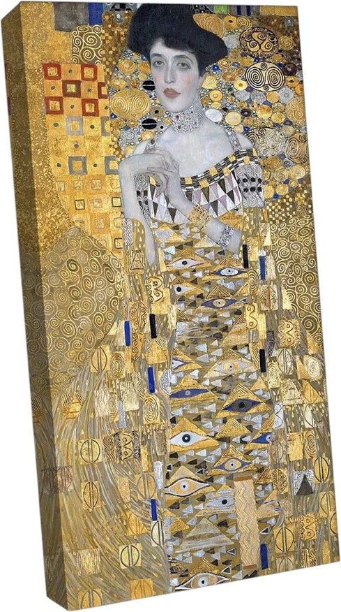 Картина Citydecor Золотая Адель. Густав Климт / 9.43 (37x75)