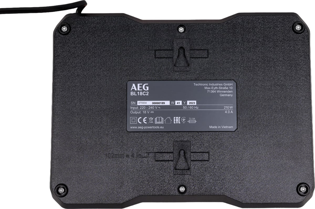 Зарядное устройство для электроинструмента AEG Powertools BL18C2 4935480052 — фото 4