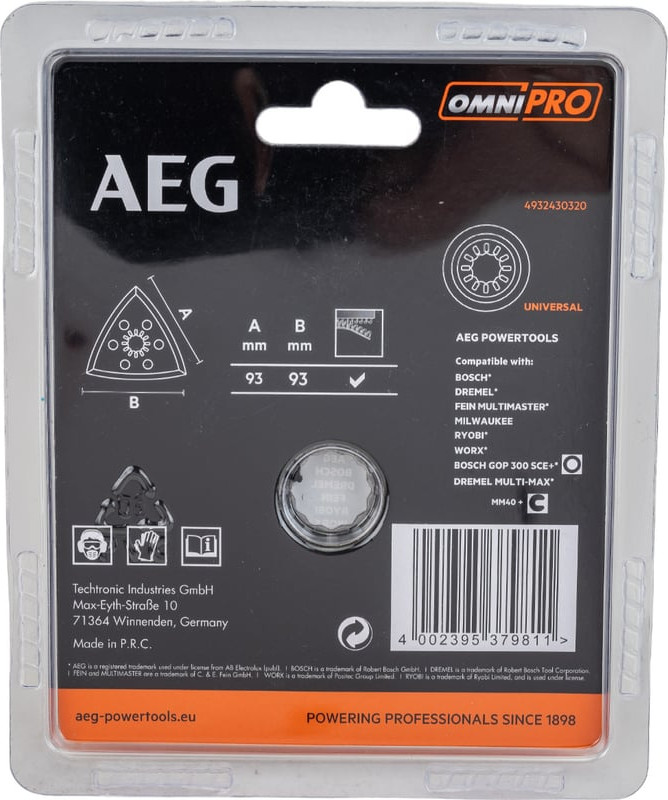 Насадка для электроинструмента AEG Powertools 4932430320 — фото 5