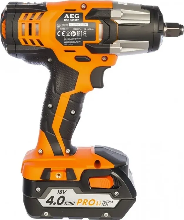Аккумуляторный гайковерт AEG Powertools BSS18C12ZC-402C 4935493428 — фото 3