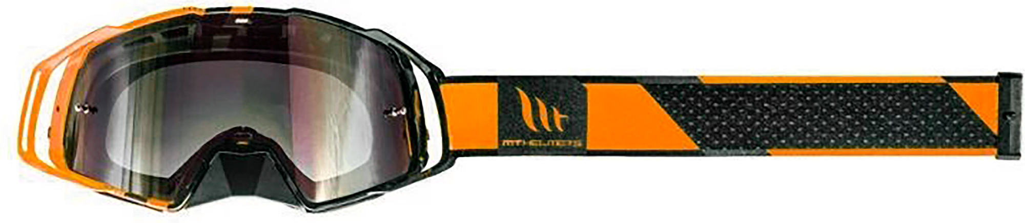 Мотоочки MT Helmets MX Stripes (черный/оранжевый)