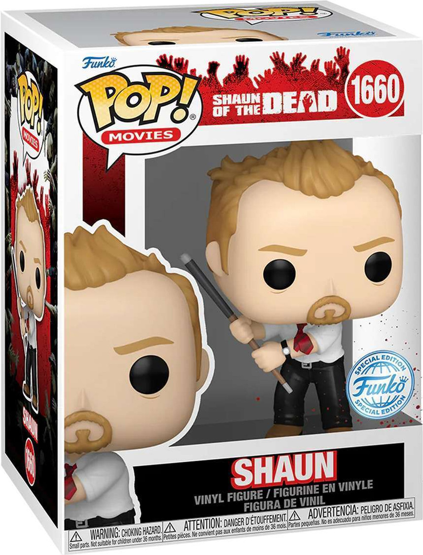 Фигурка коллекционная Funko POP! Shaun Of The Dead. Shaun BD w/Chase SS / Fun84931 — фото 2