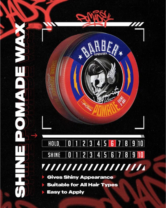 Помада для укладки волос Marmara Barber Pomade Wax (100мл) — фото 4